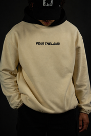 Jesus is King "Premium" Sweatshirt in Two Tone Cream