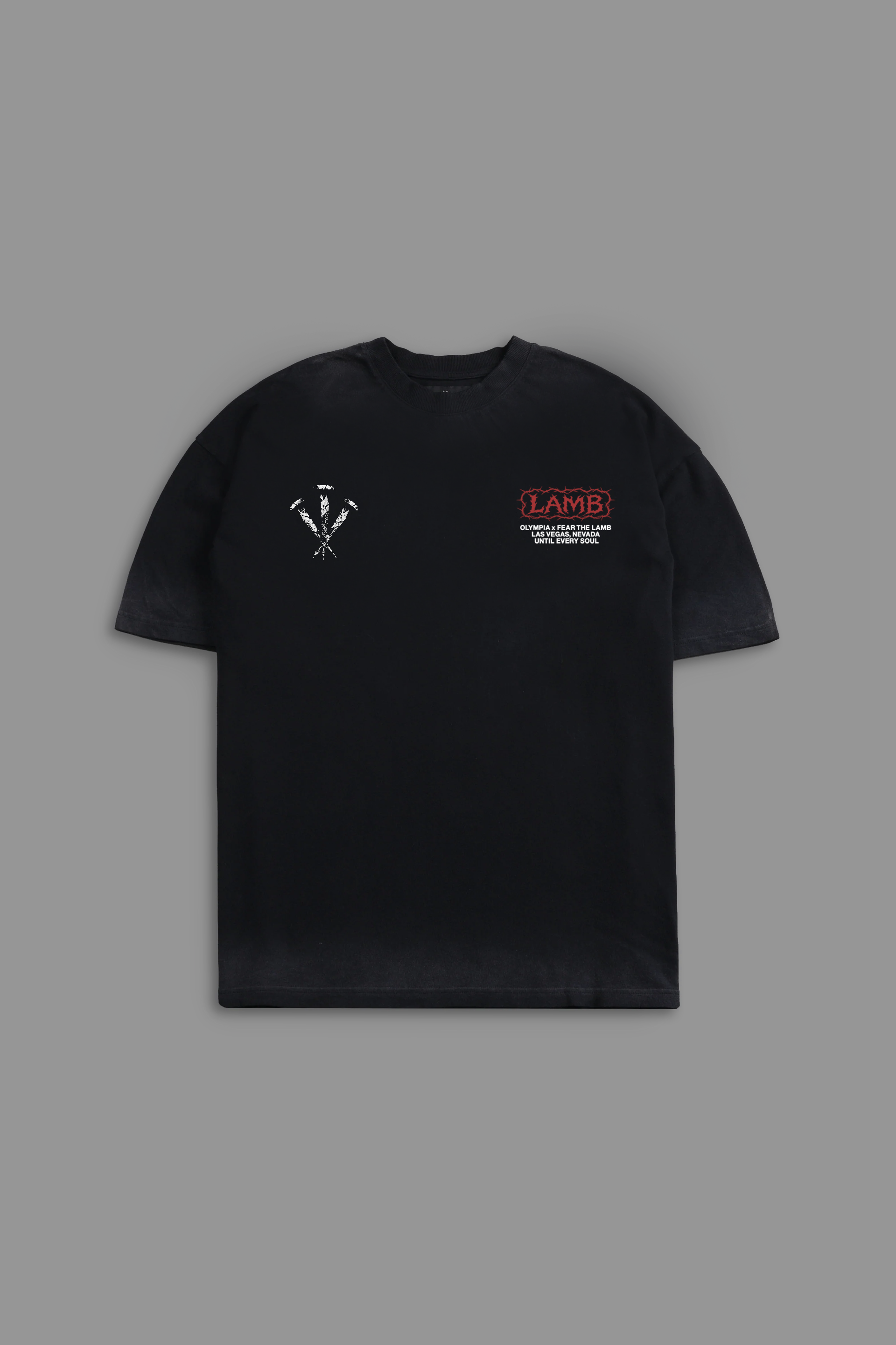 Tetelestai "Faded" Tee in Black