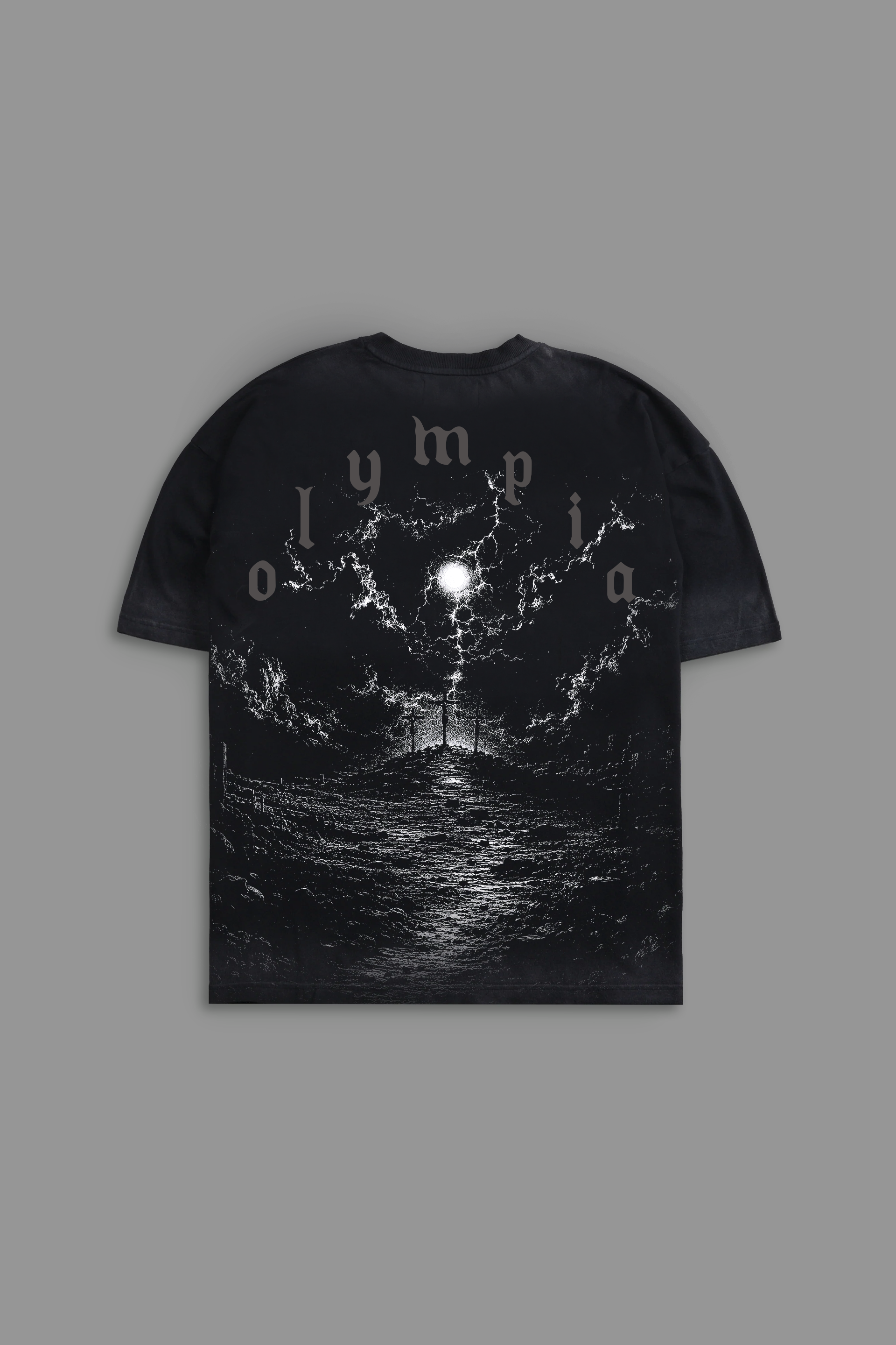 Tetelestai "Faded" Tee in Black
