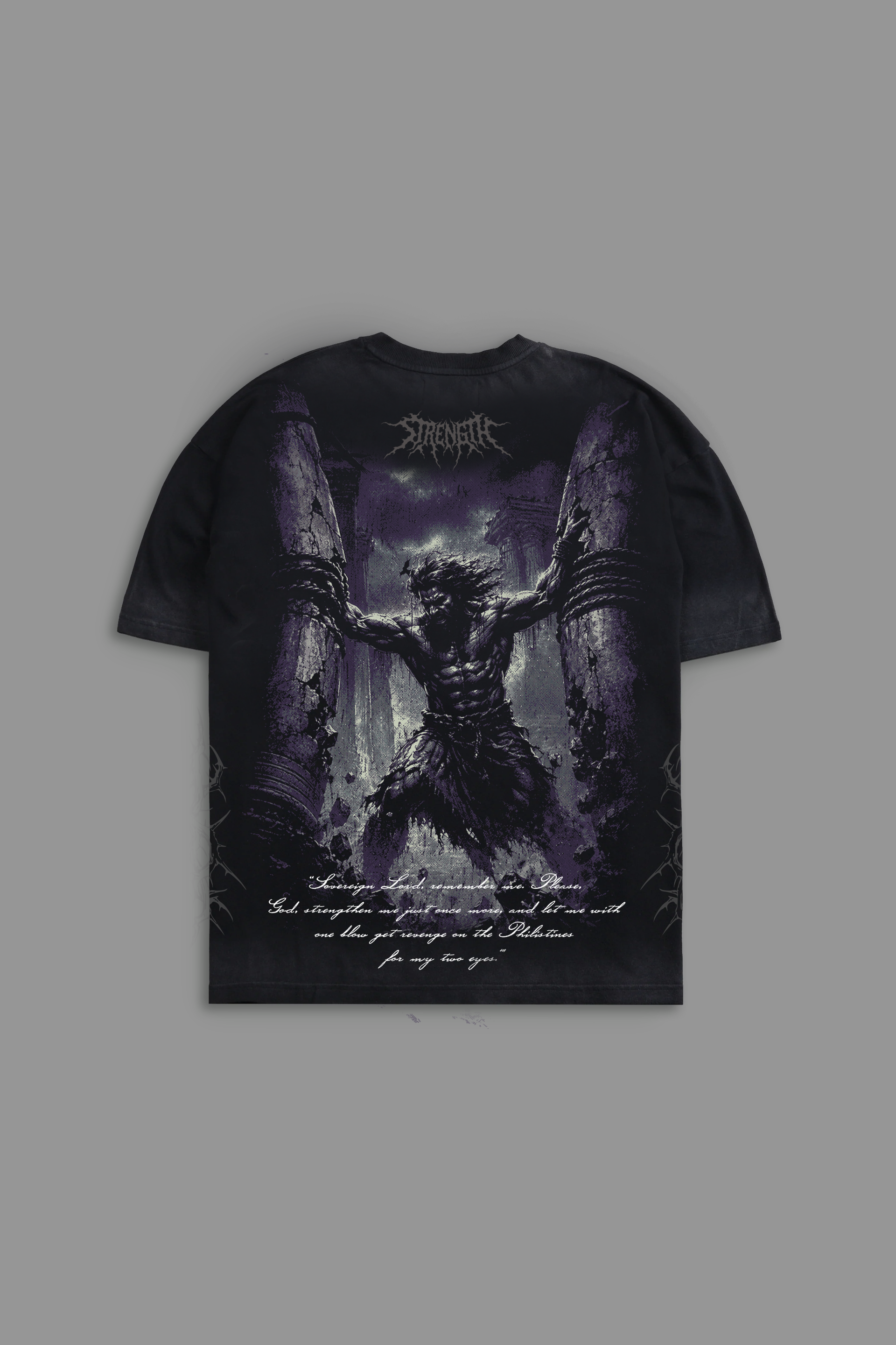 Samson "Faded" Tee in Black