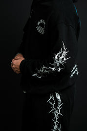 Death to Life "Faded" Hoodie in Black