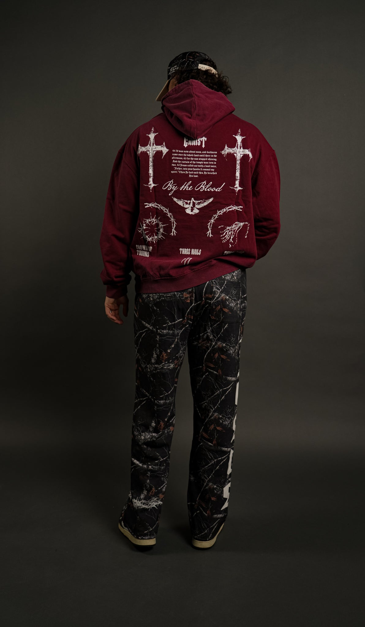 Tools "Faded" Hoodie in By the Blood Red