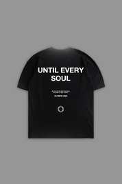Until Every Soul x Olympia "Faded" Tee in Black